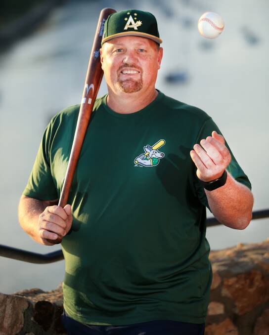 Australian men's baseball coach David Nilsson. Photo: SMP IMAGES