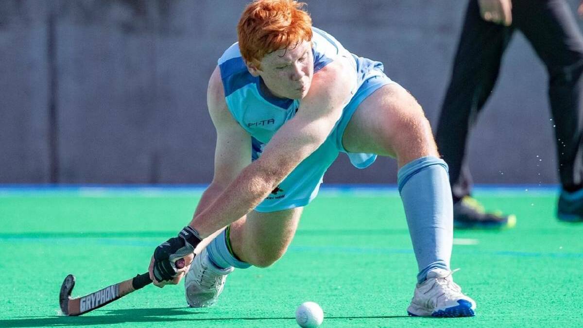 The under 21 national titles of Culburra Beach's Sam Wright-Smith has been cancelled. Photo: Hockey NSW