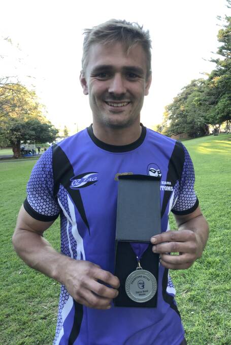 Alex Boles with his Darcy Bond Medal. Photo: Courtney Ward