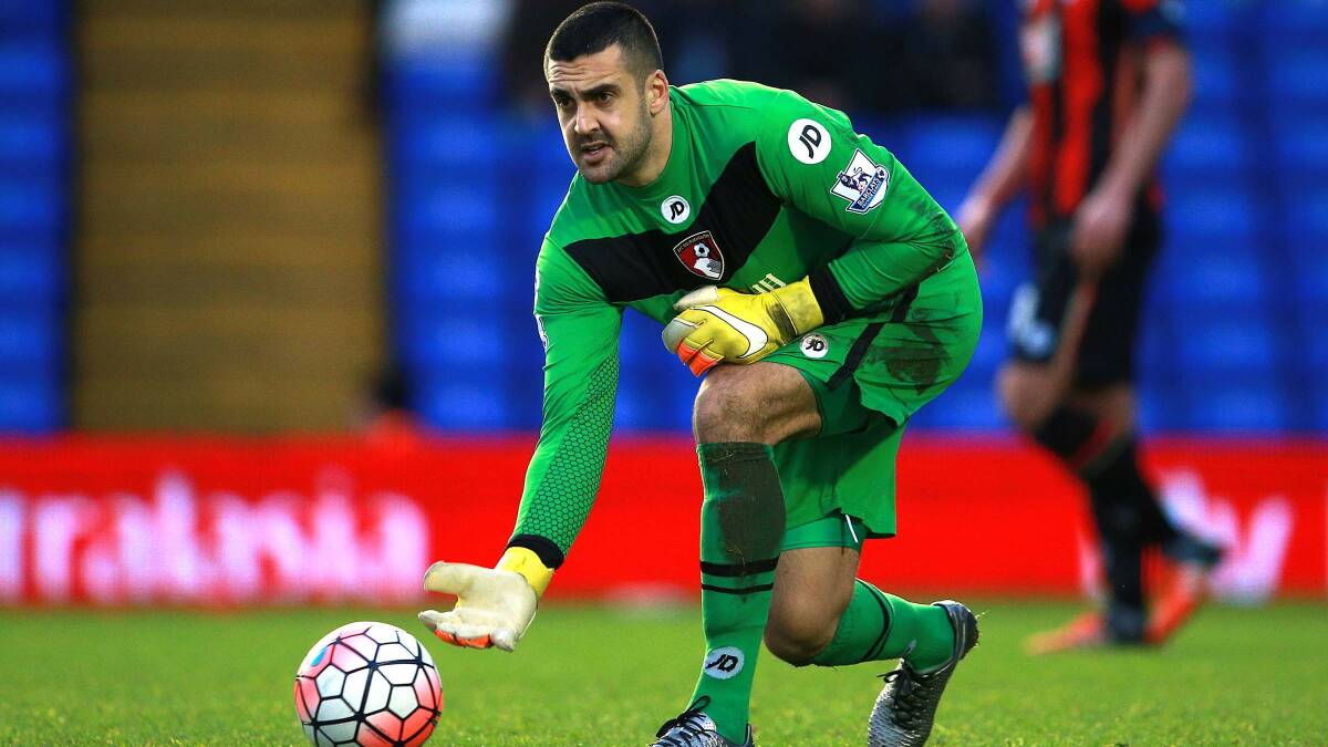 Adam Federici in action for AFC Bournemouth. Photo: STOKE CITY FC