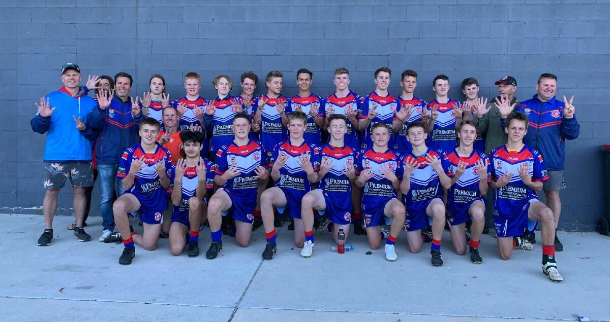 The 2020 Gerringong Lions under 16-1s side. Photo: Supplied