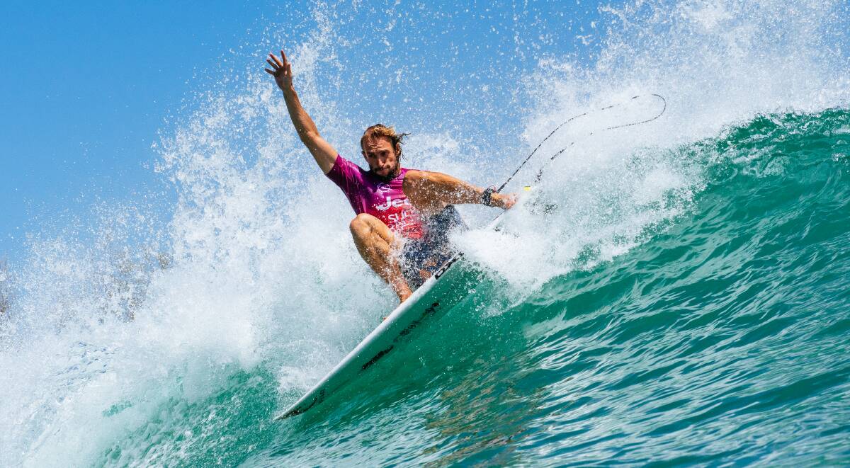 Culburra Beach's Owen Wright will compete at the Tokyo Olympic Games. Photo: WSL