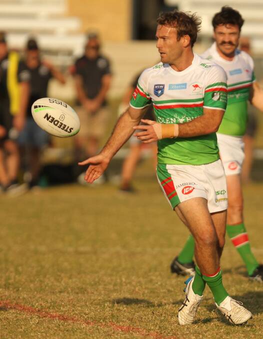 Jono Dallas is the fifth Jamberoo player to reach the 300-game milestone at the club. Photo: David Hall
