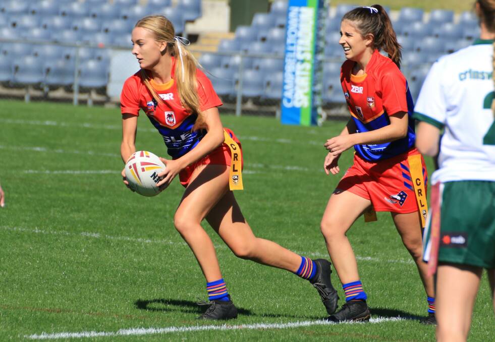 Stingrays' Bronte Girdler in action for the Illawarra South Coast Dragons. Photo: ALLAN BARRY