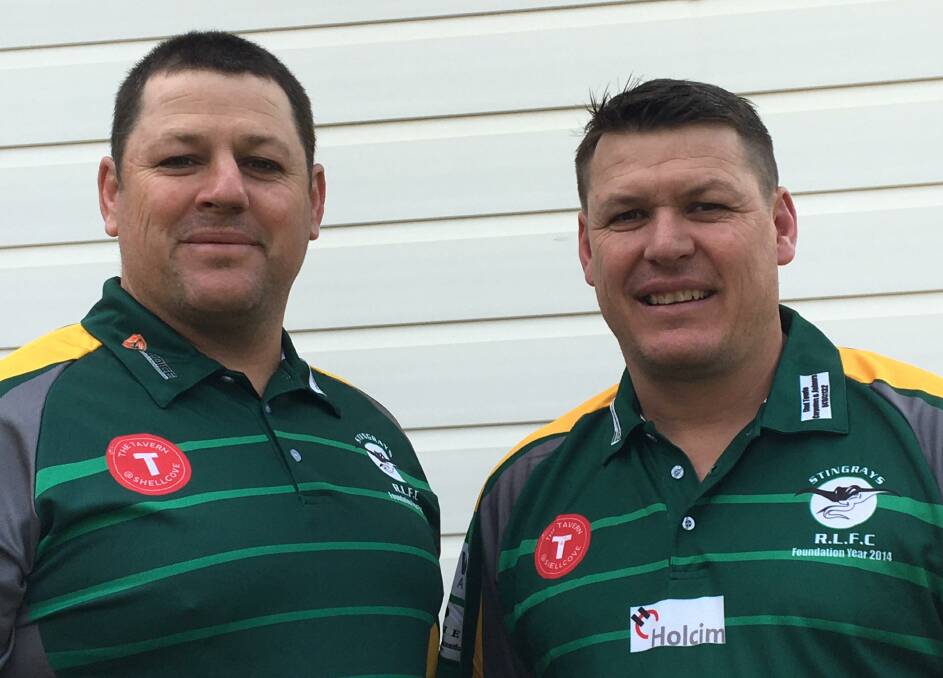 Stingrays of Shellharbour's Greg 'Buster' Reh and Brad Reh.