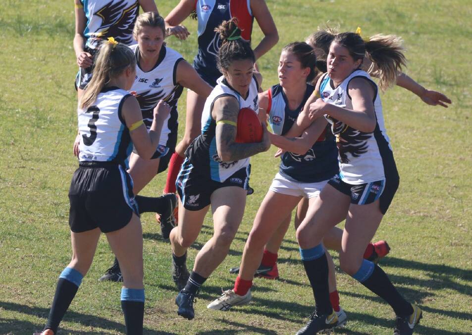 Batemans Bay co-captain Ali Ryan and her club haven't played a game in 2020 AFL Canberra competition. Photo: Joel Erickson