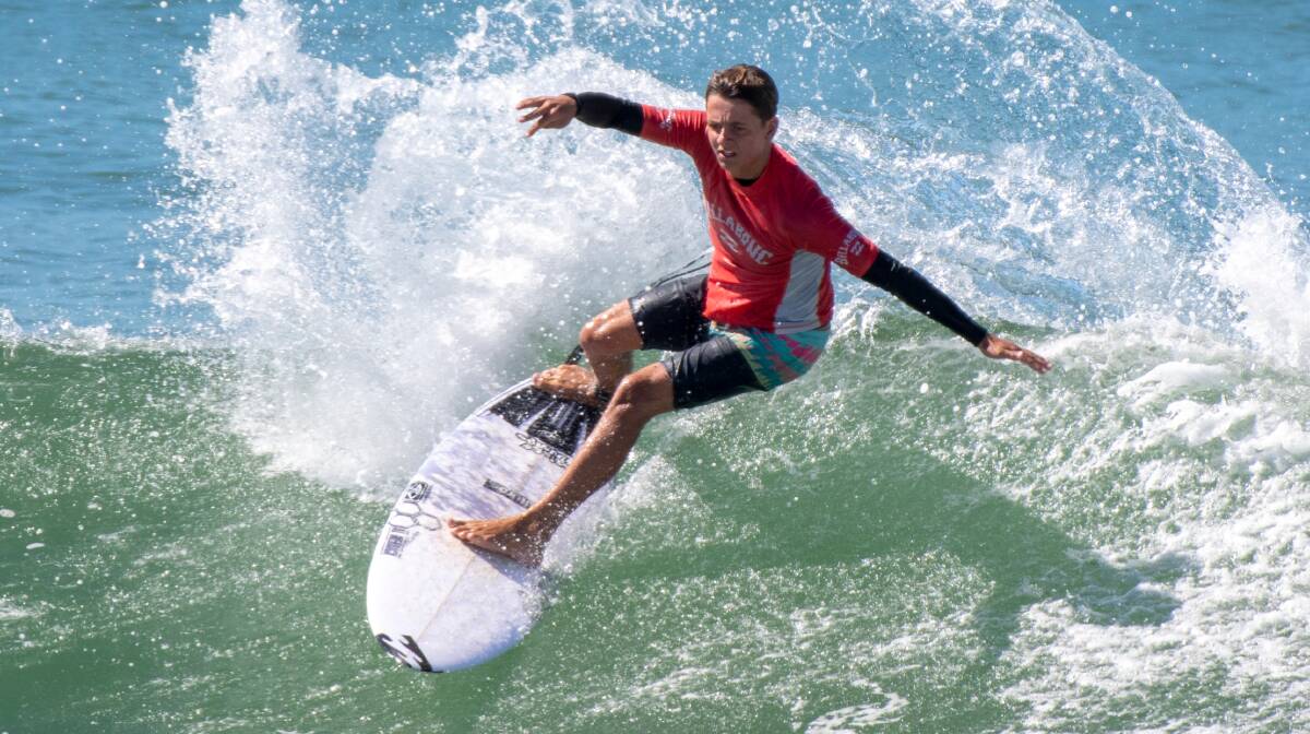 Jones Beach Boardriders' Lennix Smith will compete at this week's junior state titles. Photo: Ethan Smith/Surfing NSW