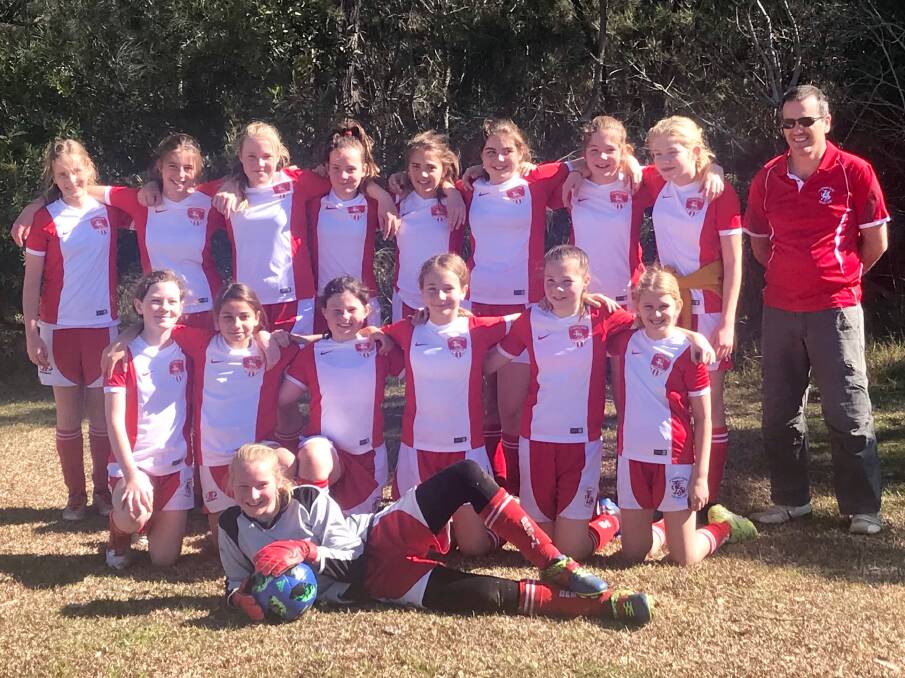 Unlucky: The Under 13 girls showed incredible tenacity to hold out Culburra until the final minute of an intense, nail-biting game. Goalie Sophie King had an outstanding game.