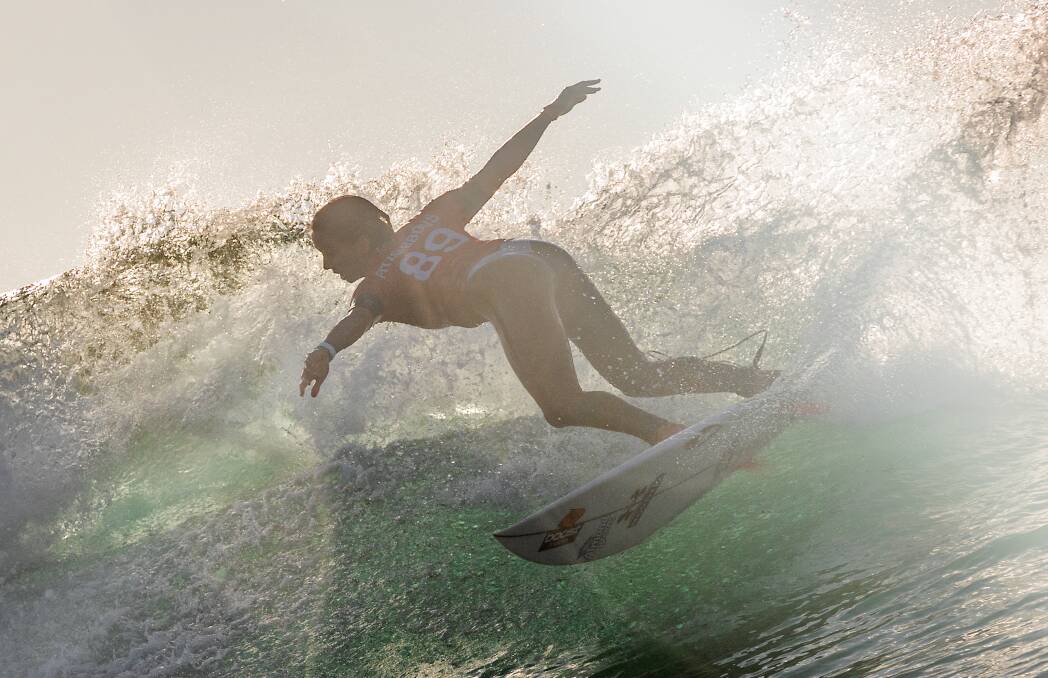 Gerroa's Sally Fitzgibbons surfs at the Narrabeen Classic on Tuesday. Photo: WSL/Miers