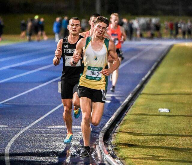 Harm Schaap competes in the recent NSW 3000 metre championships.
