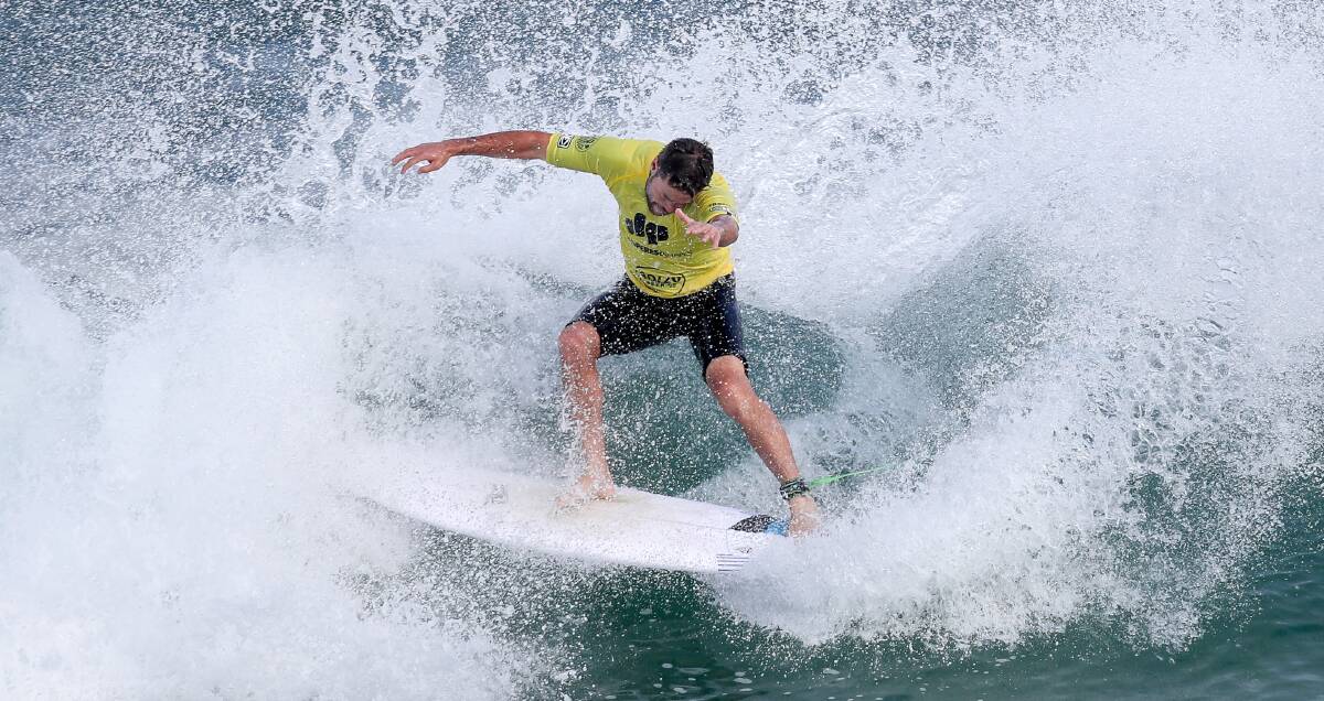 Dean Bowen surfs during the 2019 DP Battle Royale. Photo: Adam McLean