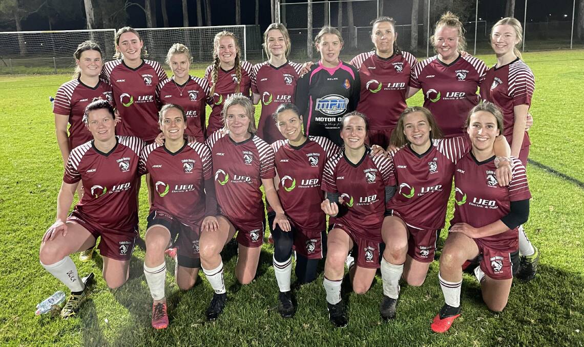 The 2021 Callala Brumbies first grade women's side. Photo: Supplied