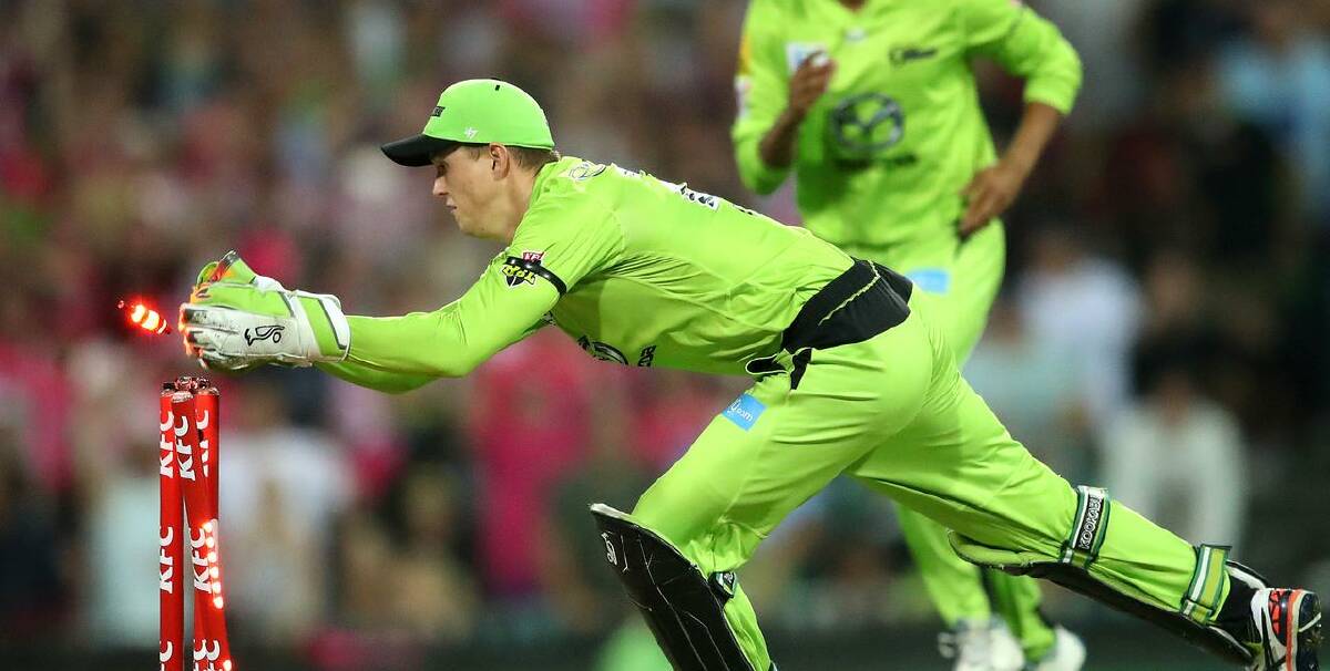 Ulladulla's Matthew Gilkes and his Thunder will take on the Sixers on Boxing Day. Photo: BBL Media