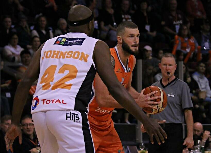 Sharks' James Hunter in action against the Hawks. Photo: MONICA TORETTO