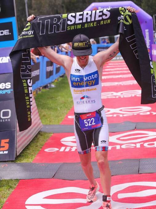 Matt Lewis crossed the line in first on Saturday. Photo: Geo Snap