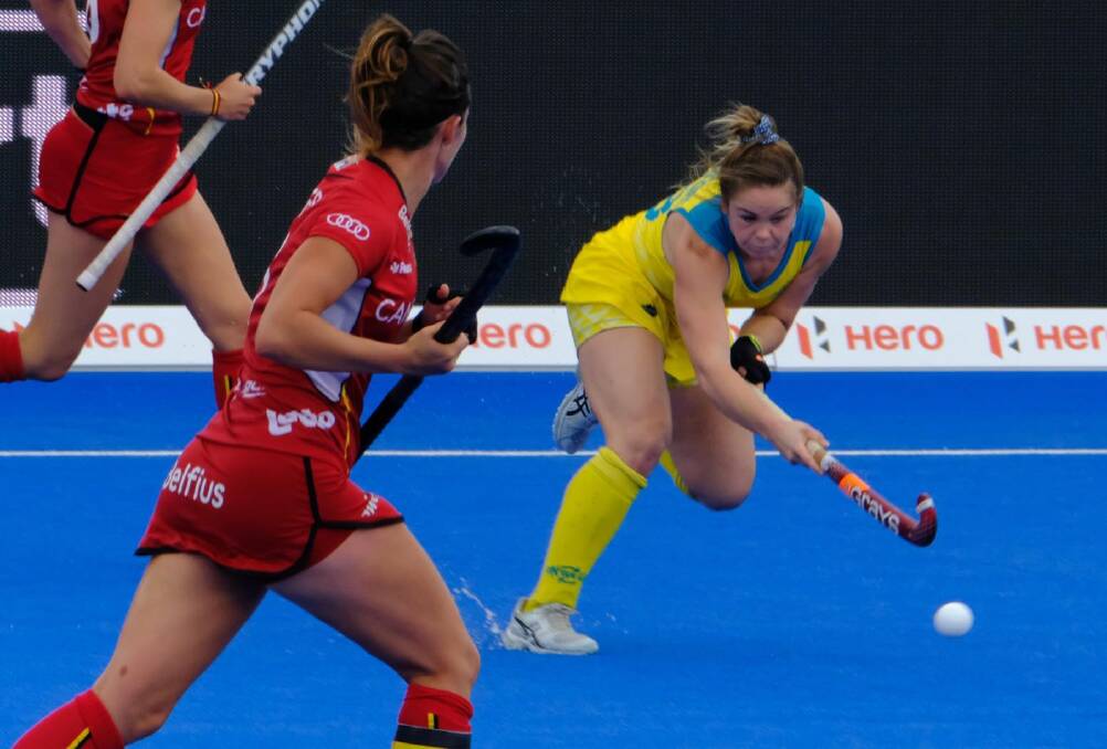 RETURN TO THE GREEN AND GOLD: Mollymook's Kalindi Commerford and her Hockeyroos squad are preparing for the last ever Champions Trophy, to be played later this month in China.