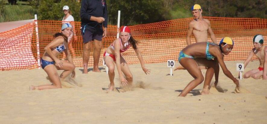 Payton Williams (red) competes for Illawarra at the 2012 branch titles. Photo: Supplied