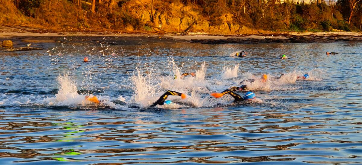Athletes will return to Jervis Bay this weekend for the Huskisson Triathlon Festival. Photo: Supplied