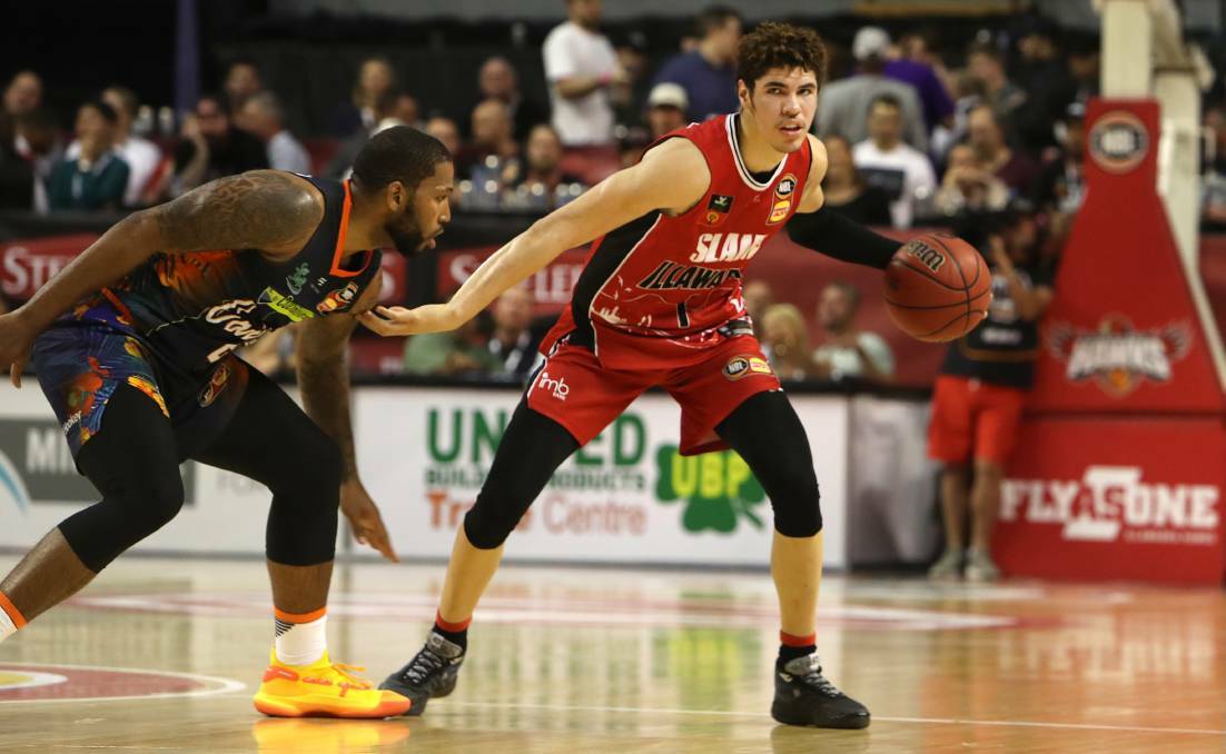 LaMelo Ball starred for Illawarra during his stint in the NBL. Photo: Hawks Media