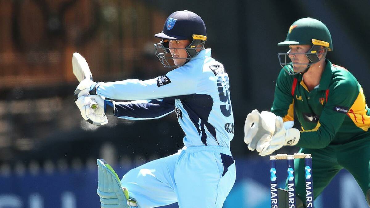 Matthew Gilkes and his Blues resume their one and four-day competitions in the coming weeks. Photo: Cricket NSW