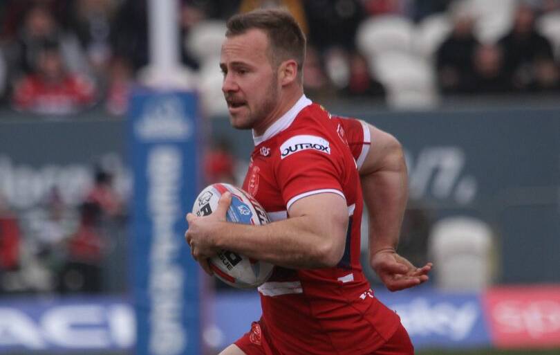 Adam Quinlan in action for Hull KR. Photo: ROVERS MEDIA