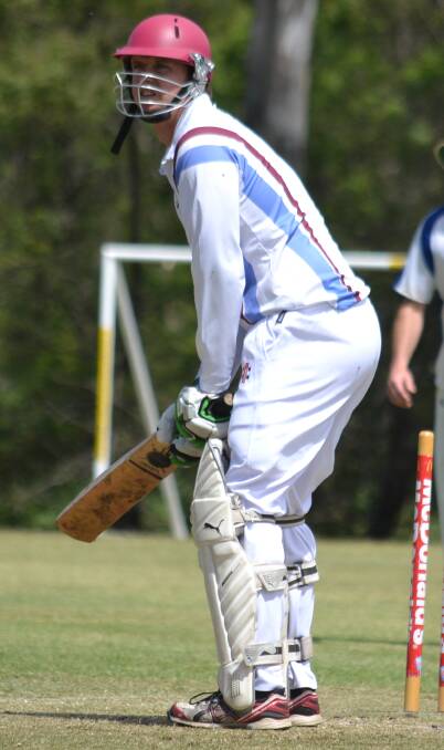 IN FORM: North Nowra-Cambewarra's Dean Tyson scored 27 not out and took six wickets on day pone against Shoalhaven Ex-Servicemens. Photo: DAMIAN McGILL