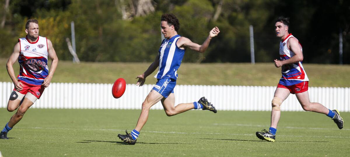 Figtree's Jacob Hennessy and his Kangaroos will take on the Bulldogs in round one. Photo: Anna Warr