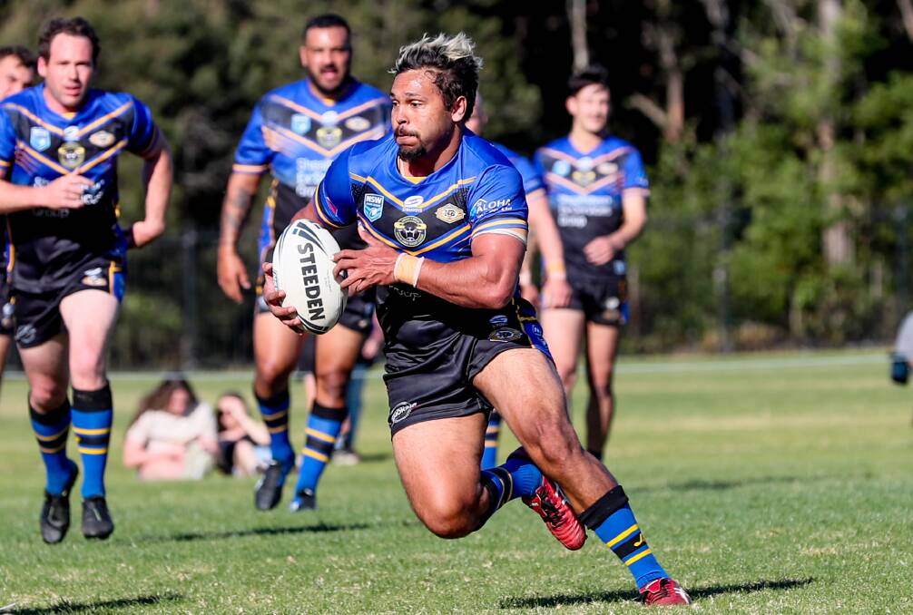 Nowra-Bomaderry hooker Paul Roberts was one of his team's top performers at the Bomaderry Sporting Complex on Sunday. Photo: Giant Pictures