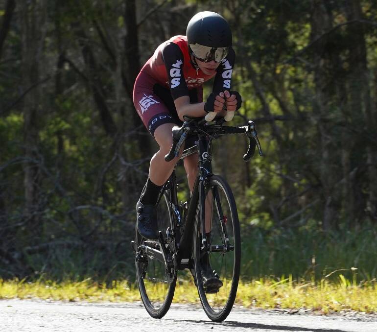 Curtis Trkulja won the 2021 Illawarra Academy of Sport cyclist of the year award. Photo: Supplied