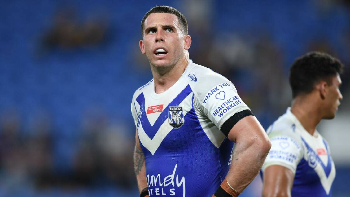 Tathra's Adam Elliott will be looking for a new club in 2022 after negotiations with the Bulldogs broke down this week with the 26-year-old dismissed from the club. Photo: NRL Photos