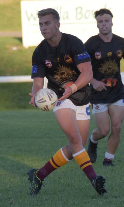 Callan Sinclair in action for the Sharks in 2019. Photo: COURTNEY WARD