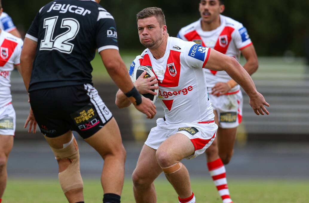 Warilla-Lake South product Blake Dowel has been named in this weekend's Dragons Jersey Flegg side. Photo: NSWRL