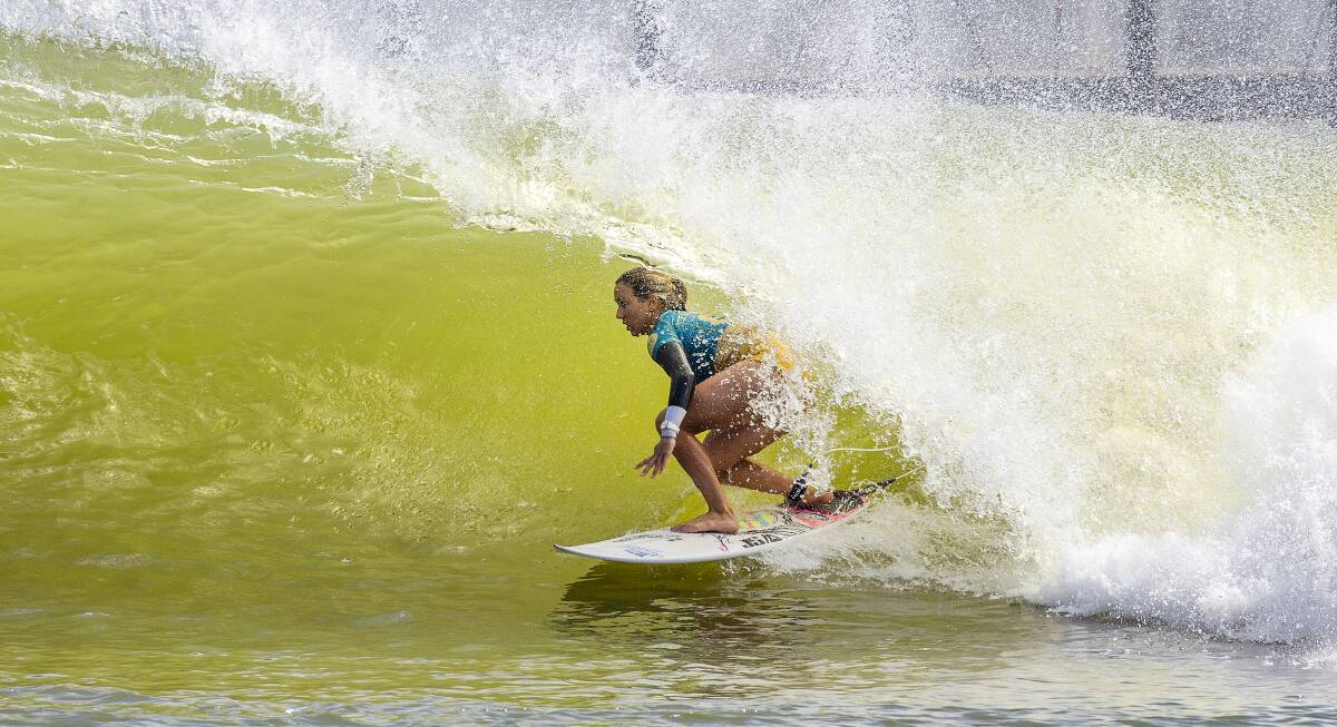 Sally Fitzgibbons at the Freshwater Pro. Photo: WSL/CESTARI