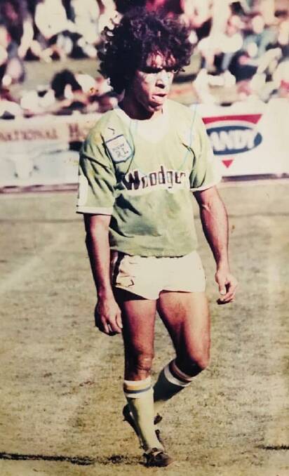 Alfie Walker during his stint with the Canberra Raiders.