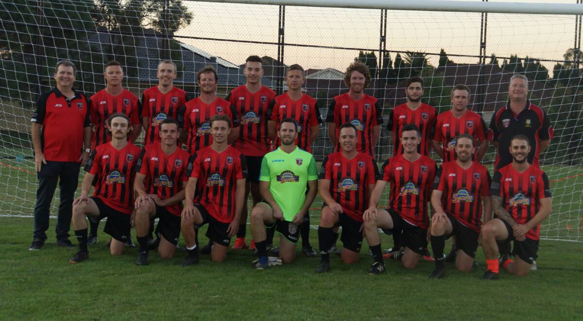 The Shoalhaven United Bears before their clash with Hills Spirit FC. Photo: Rach Hall