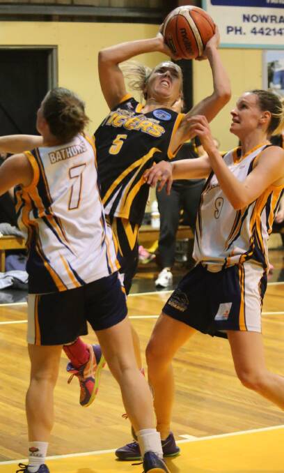 PERFECT TIMING: Shoalhaven Tigers guard Kate Denyer will make her long-awaited return to the court this weekend, after recovering from a foot injury she hurt against Wagga Wagga . Photo: ROBERT CRAWFORD