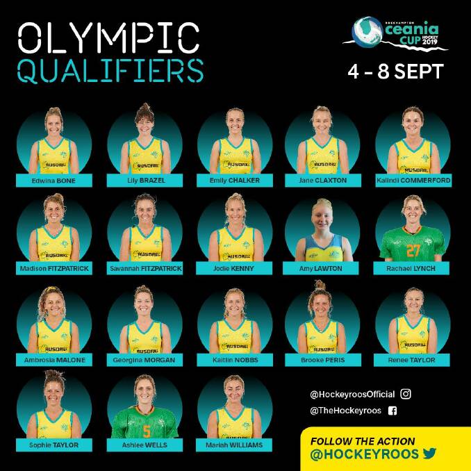 Olympics goal in sight for Commerford's Hockeyroos
