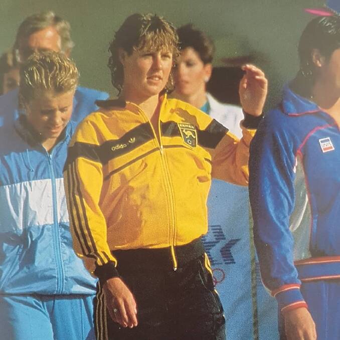 Karen Phillips at the 1984 Olympic Games. Photo: SUPPLIED