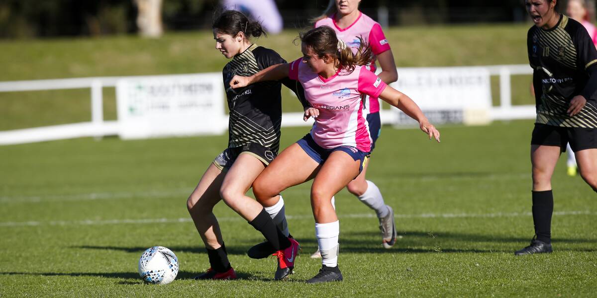OPPORTUNITY: Vincentia's Bronte Trew in action recently for the Stingrays. The Illawarra club is keen for a Wellington W-League team to come to Wollongong next season. Photo: Anna Warr