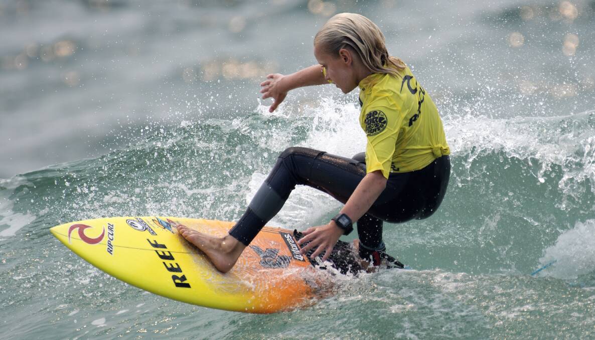 Ulladulla Boardriders Club's rising star Koby Jackson. Photo: Surfing NSW/Ethan Smith