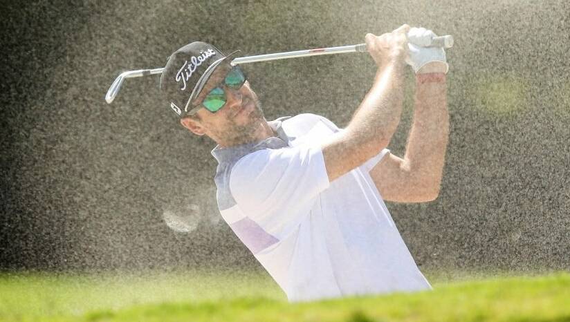 Jordan Zunic plays a shot during the weekend's The Players Series. Photo: PGA