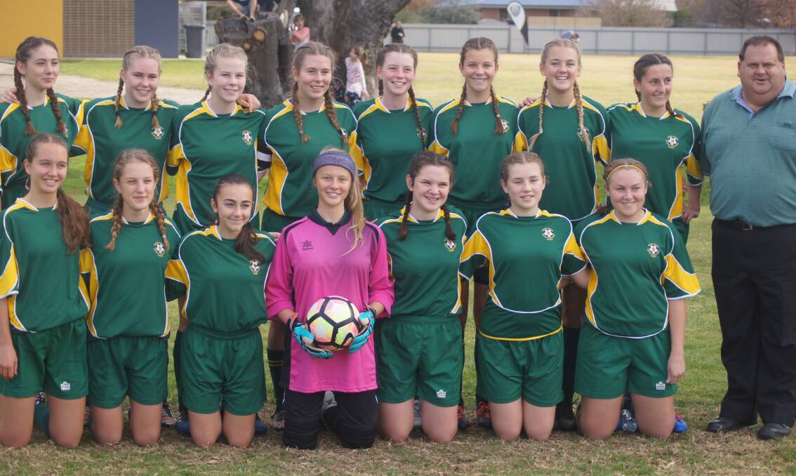 CHAMPS: The under 16s team, which come from Milton, Sussex, St Georges Basin, Huskisson, Shoalhaven United, Callala and Shoalhaven Heads-Berry.