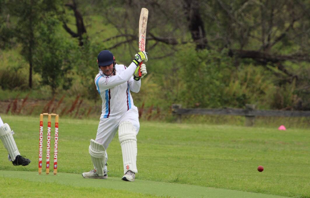 North Nowra-Cambewarra's Darren Parsons scored 11 runs in his side's win against Berry-Shoalhaven Heads. Photo: Jo Parsons