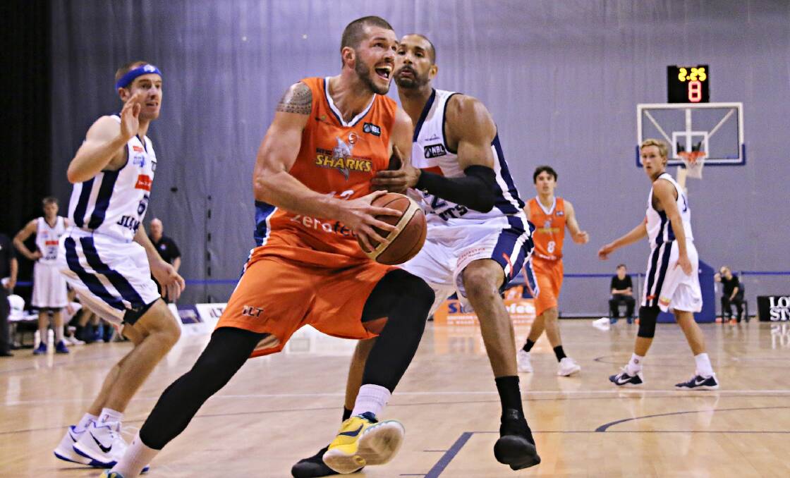 BIG BREAK: Former Tiger James Hunter, in action for the Southland Sharks, will line-up for the Breakers this season. Photo: MONICA TORETTO