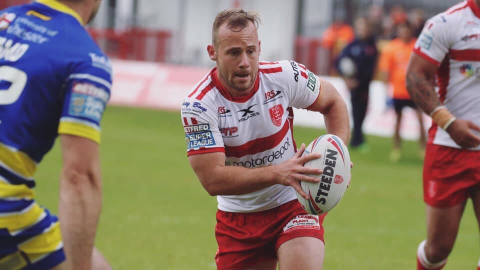 Hull KR's Adam Quinlan in action against Warrington. Photo: ROVERS MEDIA