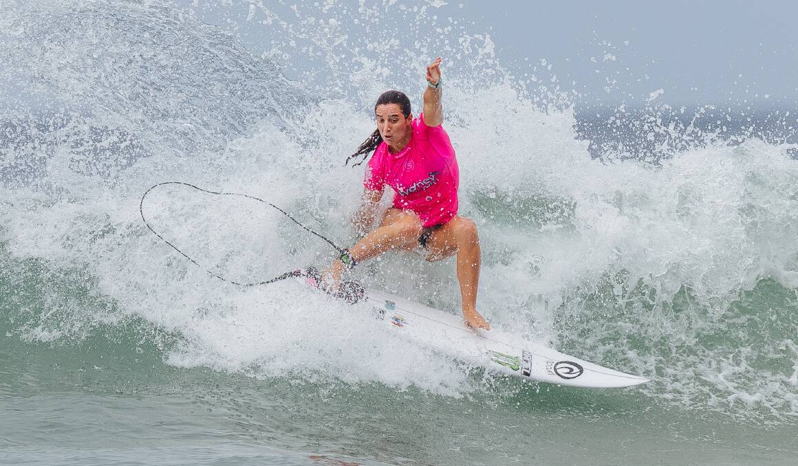 Culburra Beach's Tyler Wright surfs at the Sydney Pro earlier in the year. Photo: WSL/Dunbar