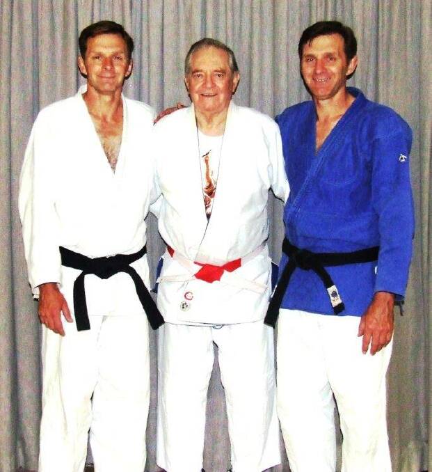 Danny Fagan, Bruce Fagan and Darren Fagan from Bushido Judo Club.