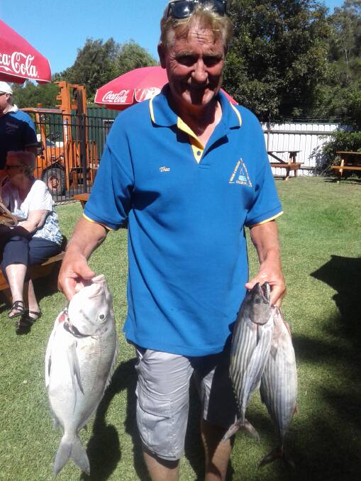 Award winner: Theo Smolenaers with some of his catch.