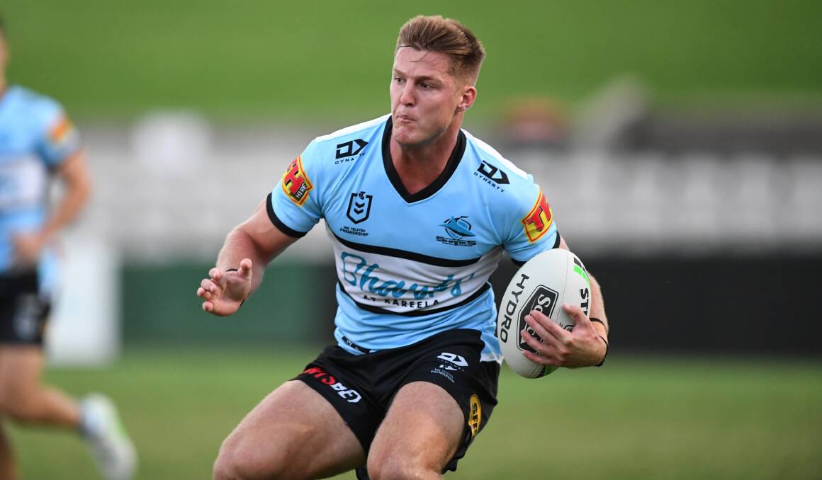 Narooma's Teig Wilton will start on the bench for the Sharks. Photo: NRL Imagery/Grant Trouville
