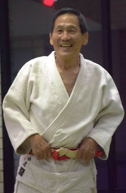 Judo legend: Taka Nakajima flew all the way from Japan to be at Bushido's 50th anniversary.